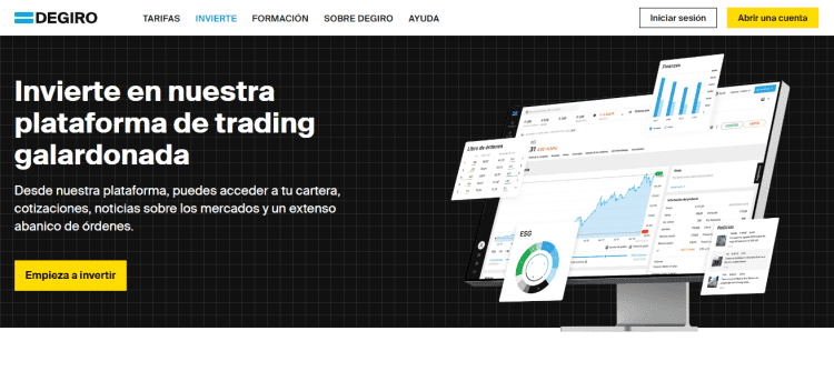 Plataforma de trading de DeGiro